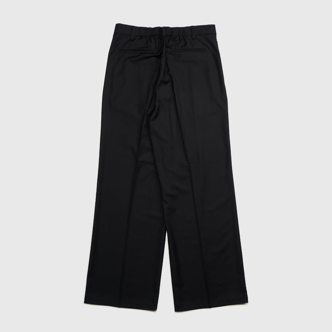2Tuck Wide Slacks-black-