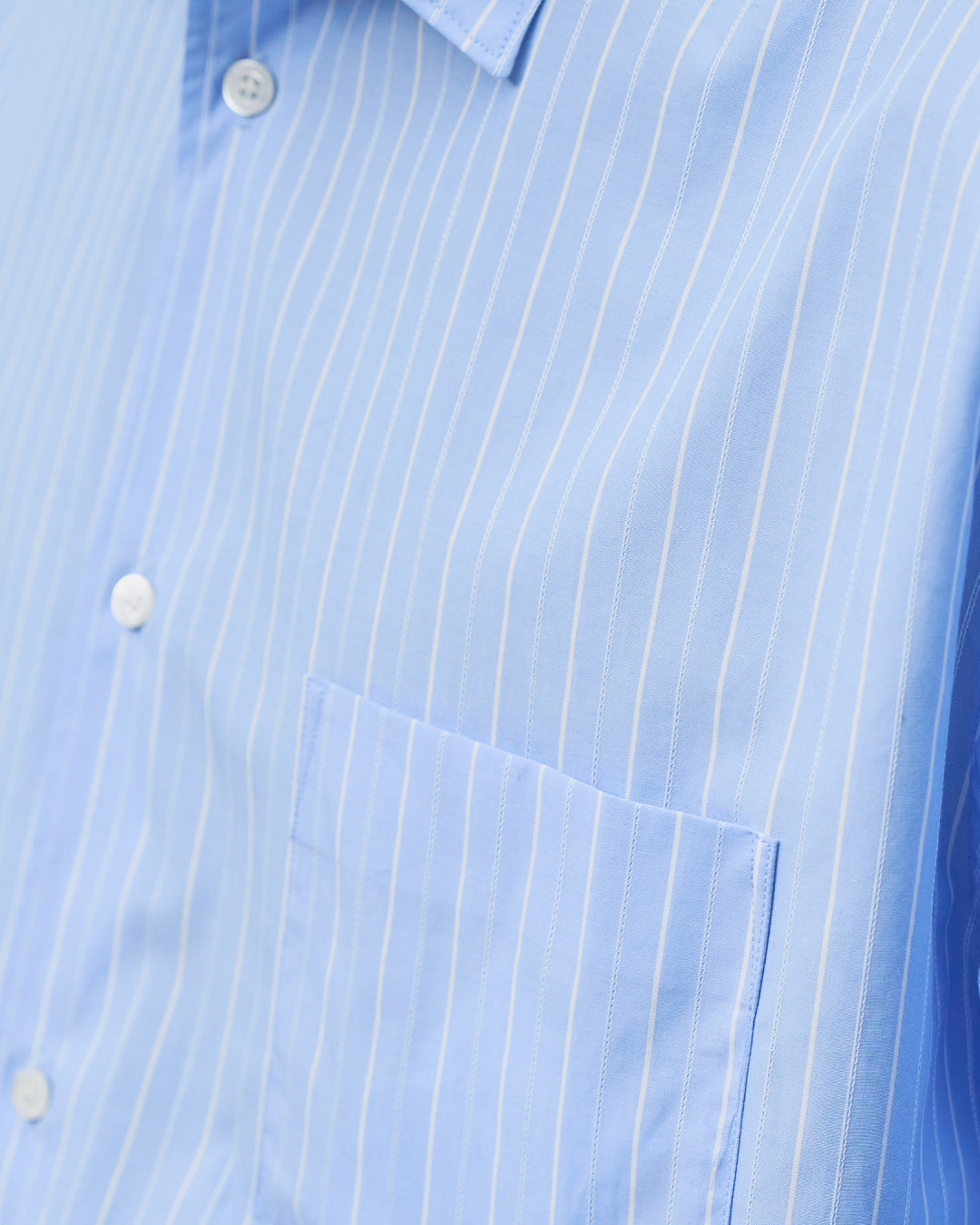 Relaxed Fit Regular Collar L/S Shirt -stripe-