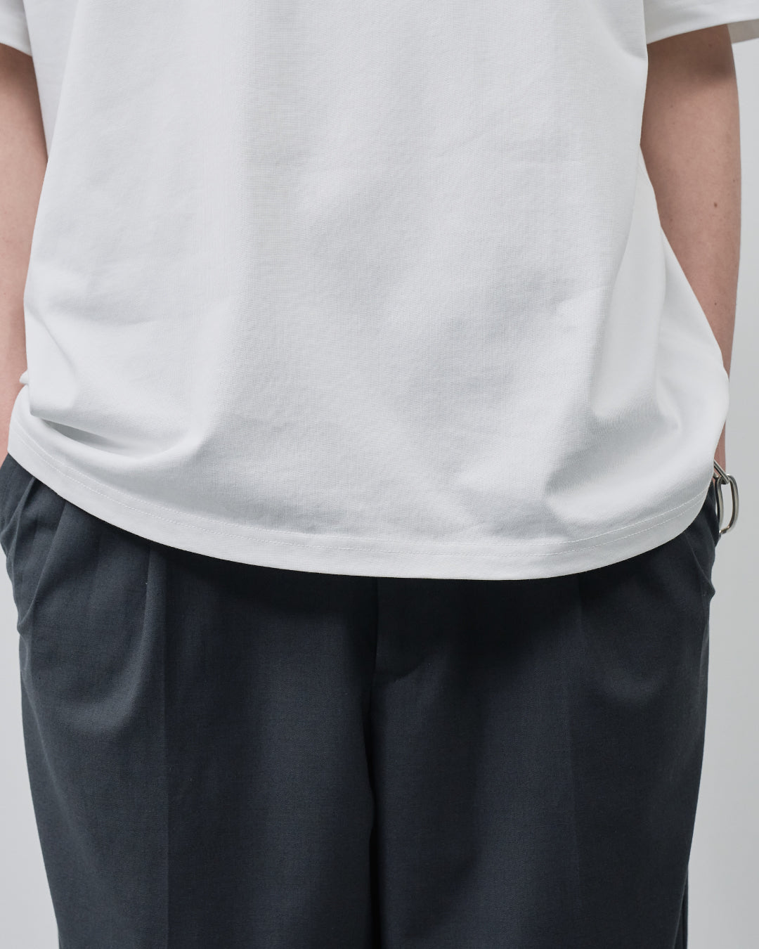 Pack S/S Tee -white×black-